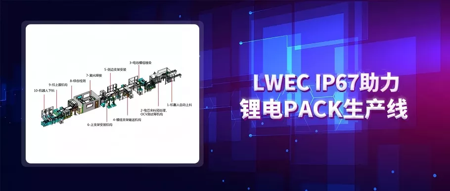 LWEC IP67助力锂电PACK生产线